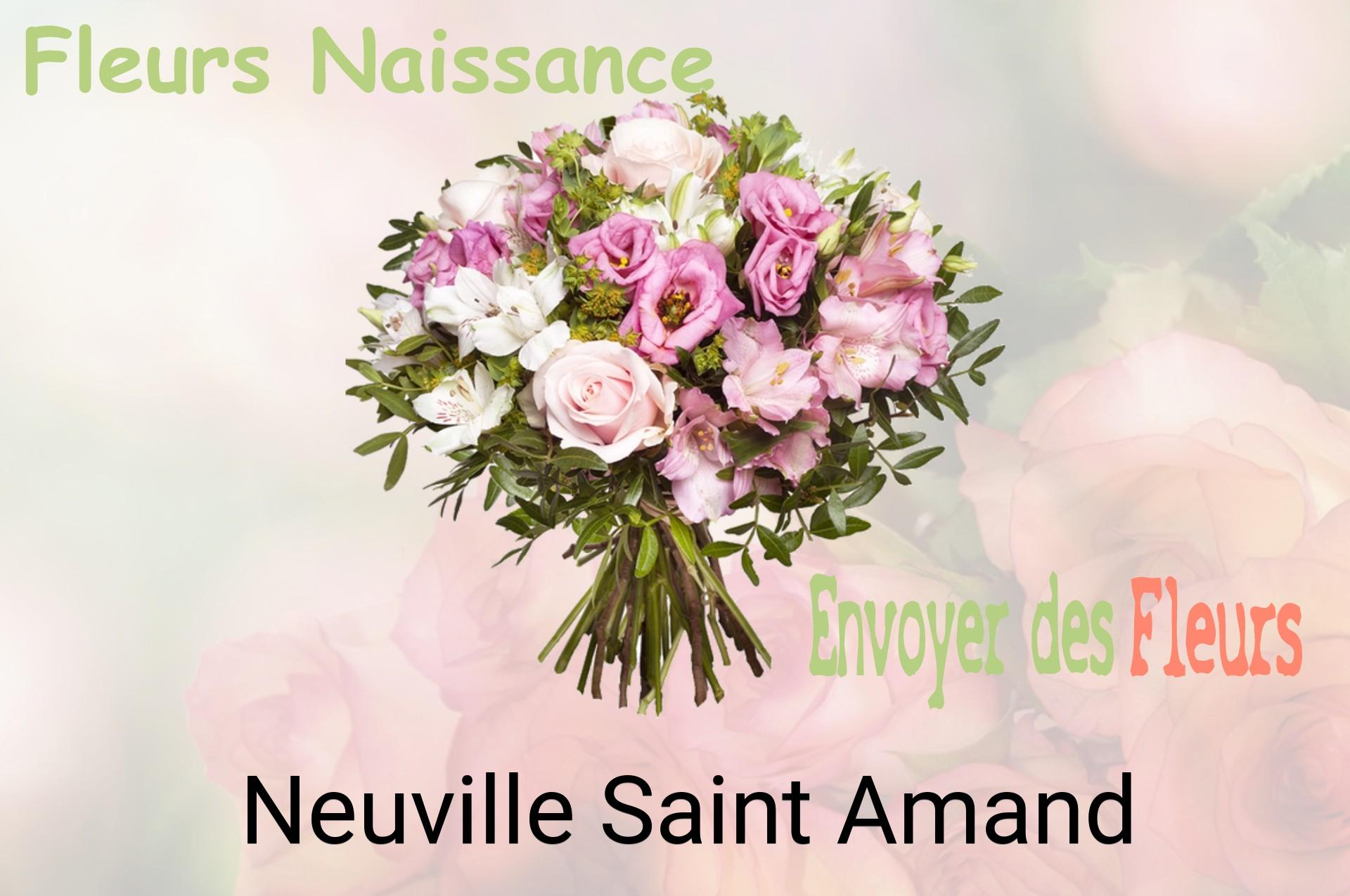 Bouquet de fleurs de naissance livré à Neuville-Saint-Amand